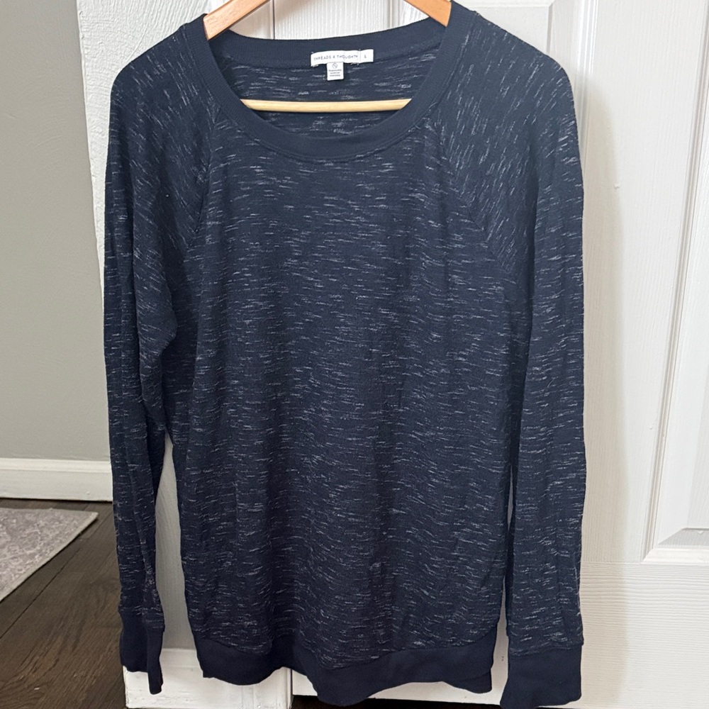 Threads 4 Thought navy Crewneck Sweater